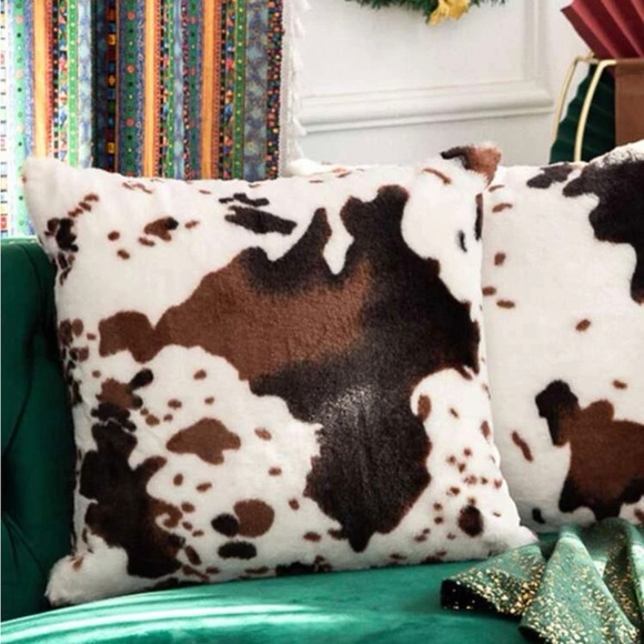 Faux Cow Print Cushion Cover (Case Only) - Picture 5 of 10